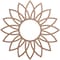 Ekena Millwork Daisy Wood Fretwork Pierced Ceiling Medallion, Wood (Paint Grade), 22"OD x 7 5/8"ID x 3/8"T CMWP22X22X0375DAMF - alternate 1